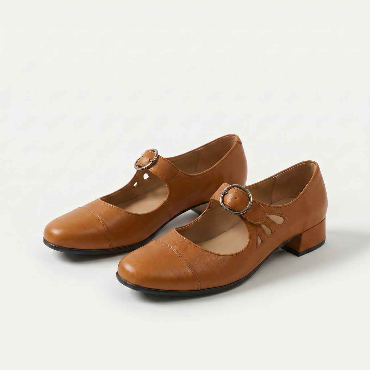 Denisa comfortabele leren sandalen