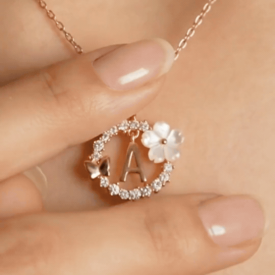 CharmGem | Sierlijke ketting met initiaal