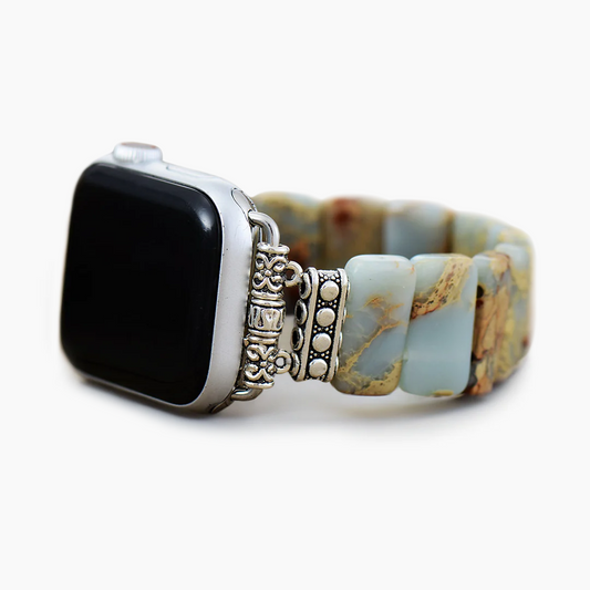 NatureStraps Aarde Tibetaanse Jaspis Stretch