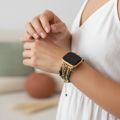 NatureStraps Goud Verdant Stretch