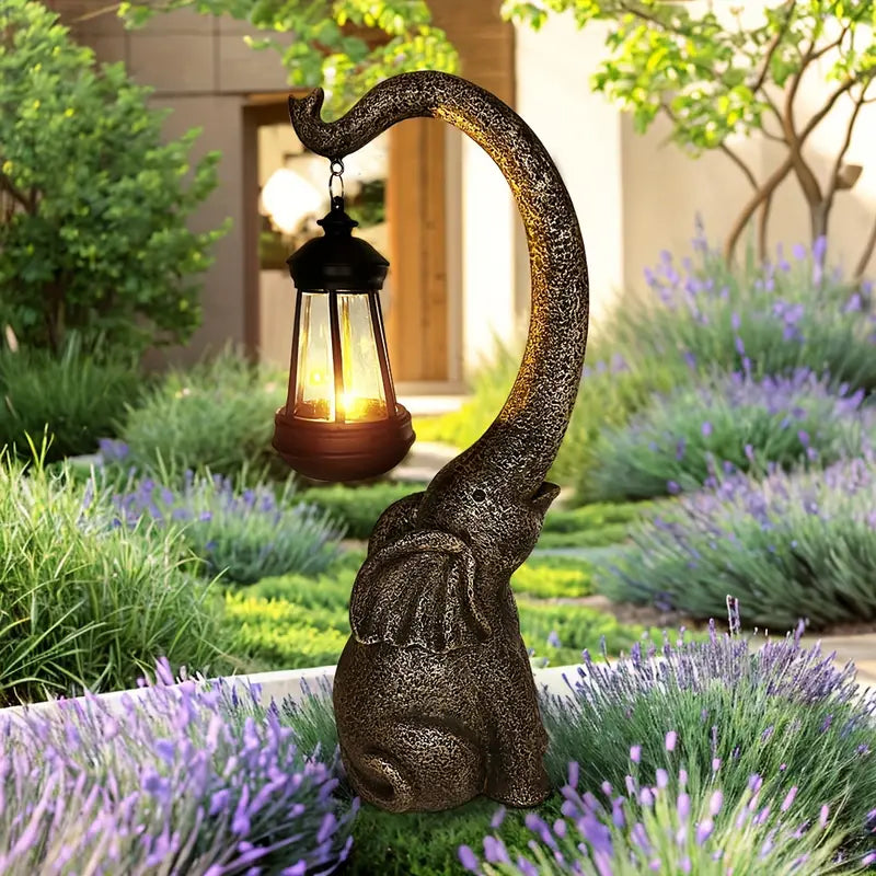 Betoverende Olifant Zonne-lamp