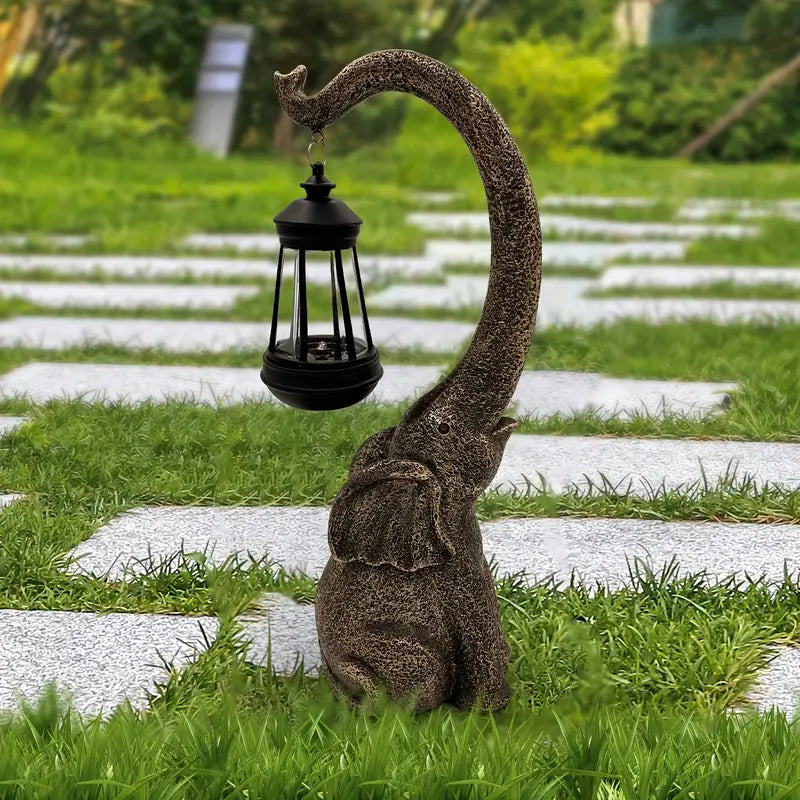 Betoverende Olifant Zonne-lamp