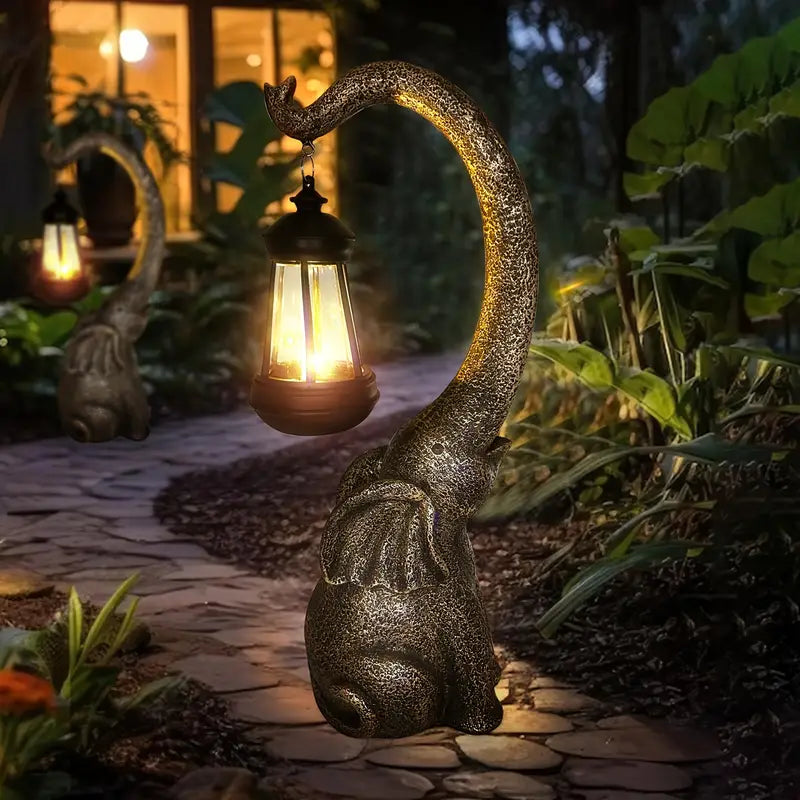 Betoverende Olifant Zonne-lamp