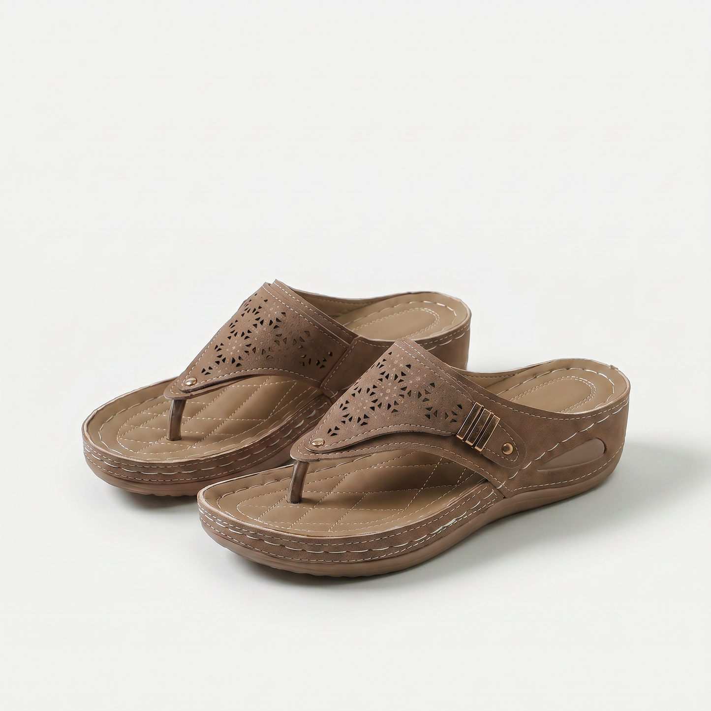 Élodie – Dames-slippers met sleehak en teenstuk