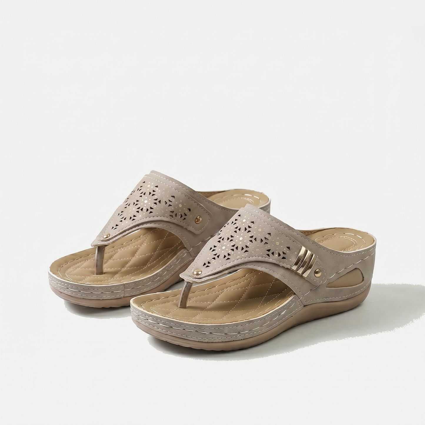 Élodie – Dames-slippers met sleehak en teenstuk
