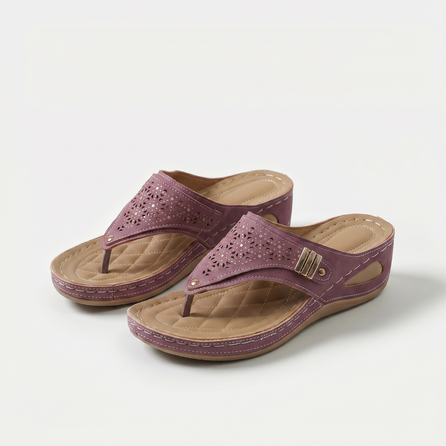 Élodie – Dames-slippers met sleehak en teenstuk