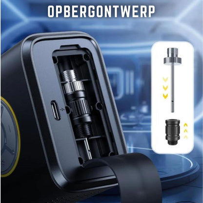 AeroPump X9 Draagbare Bandenpomp – Krachtige Compressor met Auto-Stop & Digitaal Display