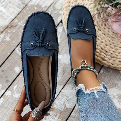 Nadine – Klassieke loafers met kwastjes