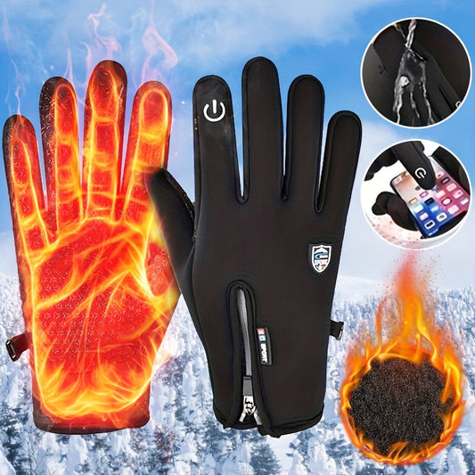 ThermaGuard All-Weather Handschoenen – Waterdicht, Winddicht en Touchscreen-Compatibel