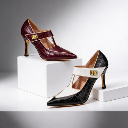EmpressVixen | Pointed Mary-Jane pump