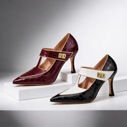 EmpressVixen | Pointed Mary-Jane pump