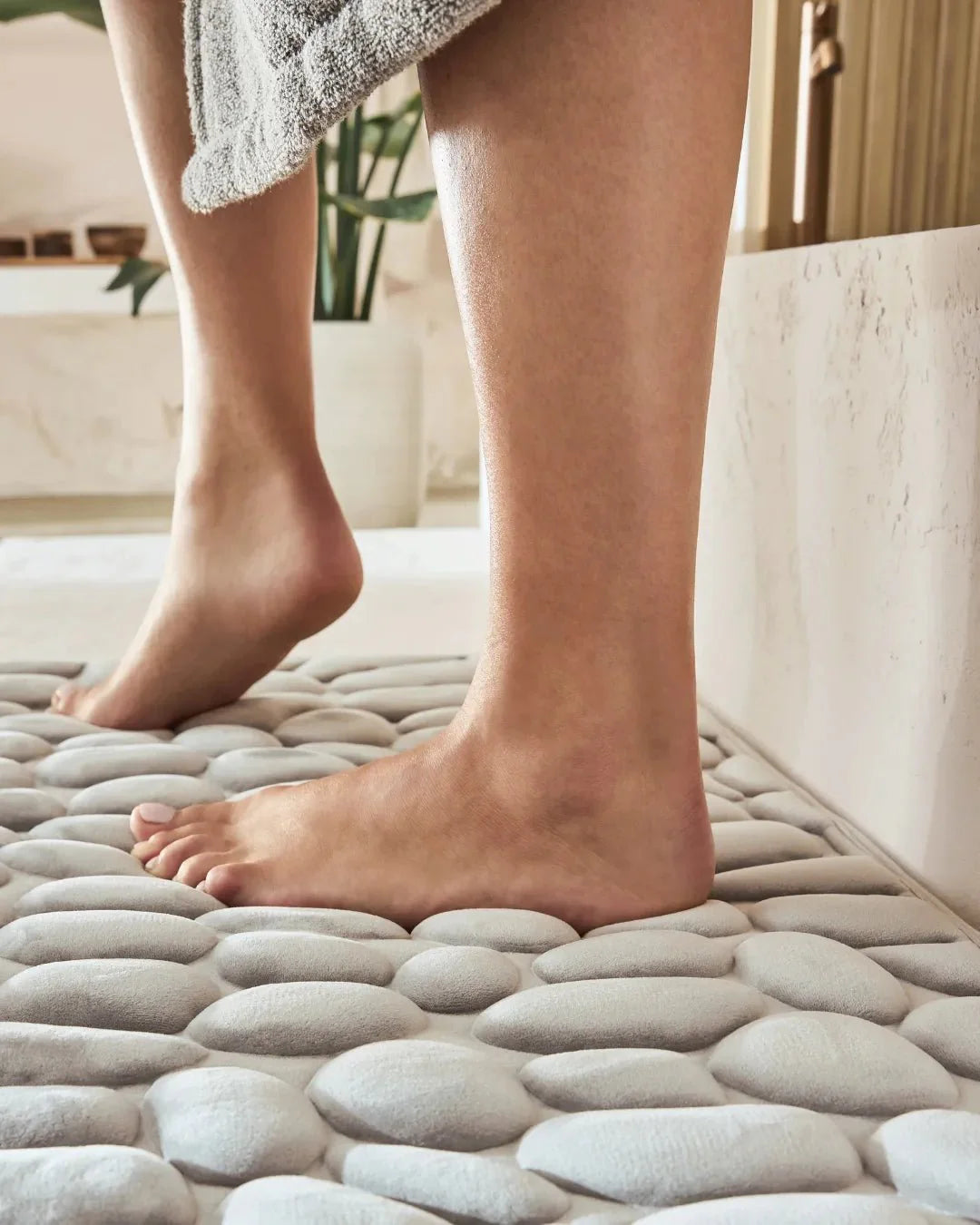 SpaStep | Absorberende badmat met kiezelstructuur