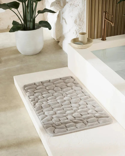 SpaStep | Absorberende badmat met kiezelstructuur