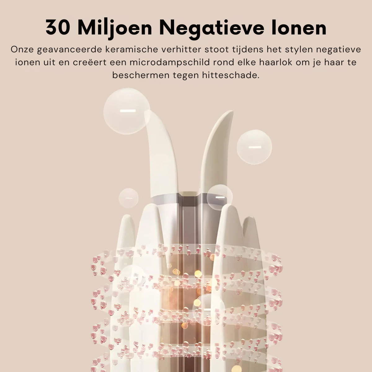 CurlSphere Automatische Krultang – 28mm Keramisch, Anti-Klit Technologie & Negatieve Ionen