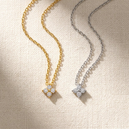 Kristallen bloemenketting