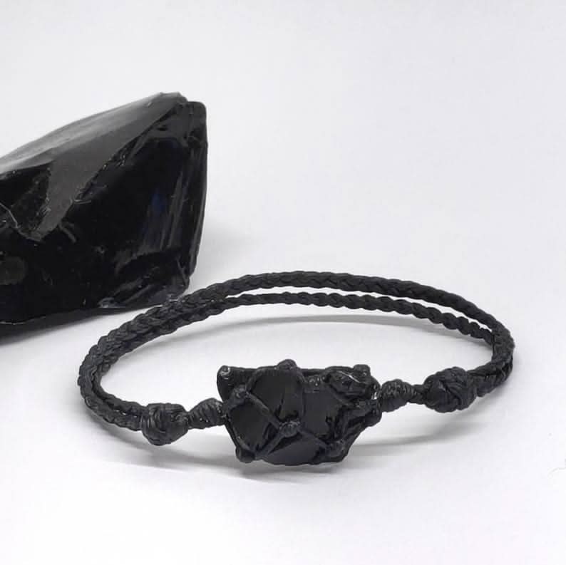 Obsidiaan Armband - Natuursteen
