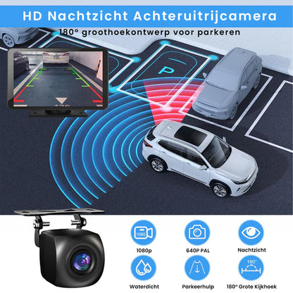 Oscire 20cm Draadloze CarPlay & Android Auto Radio