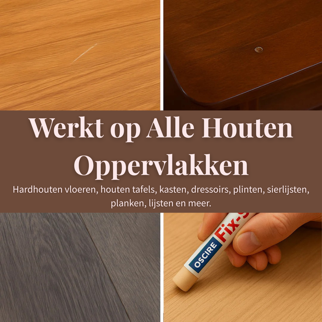 Houtrestauratie Waxpen-set – naadloze reparatie van krassen en deuken