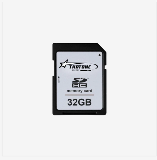 SD-kaart – 32 GB (30+ uur aan video’s)