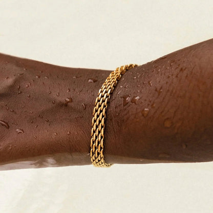 Imara-armband van gouden schakels