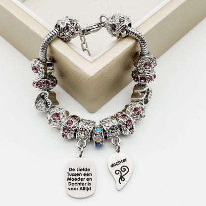 Eeuwige Liefde Charms – Moeder en Dochter Armbanden