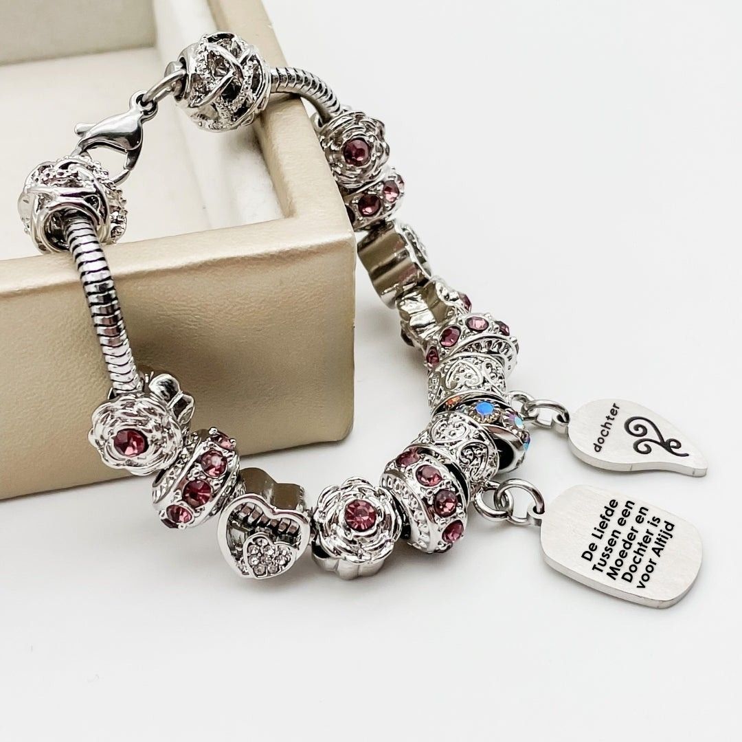 Eeuwige Liefde Charms – Moeder en Dochter Armbanden