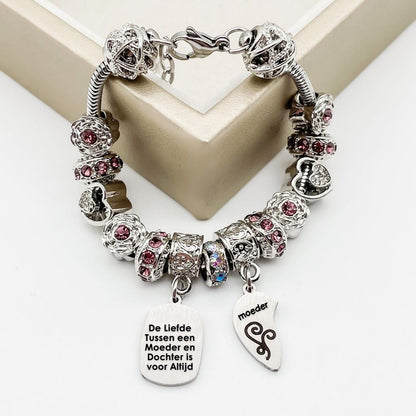 Eeuwige Liefde Charms – Moeder en Dochter Armbanden