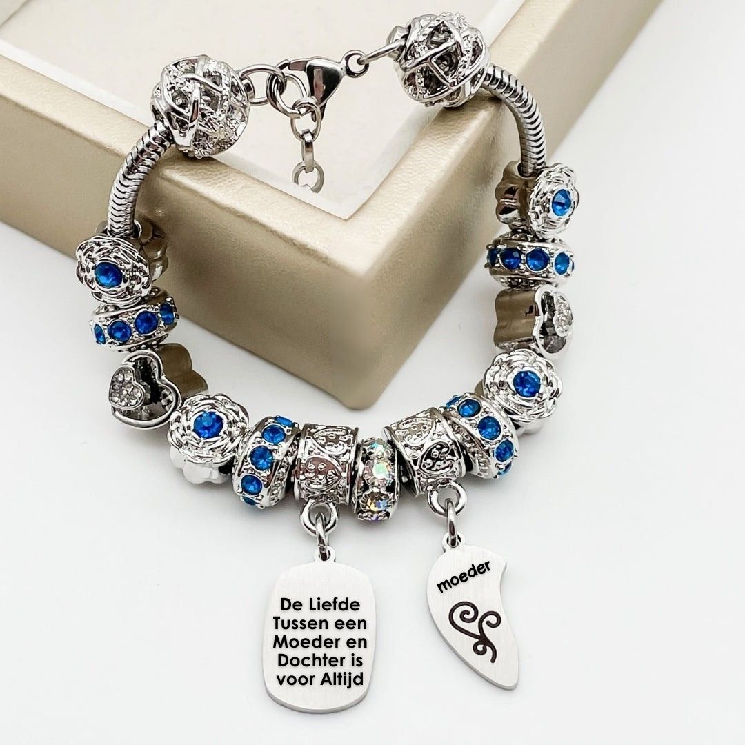 Eeuwige Liefde Charms – Moeder en Dochter Armbanden