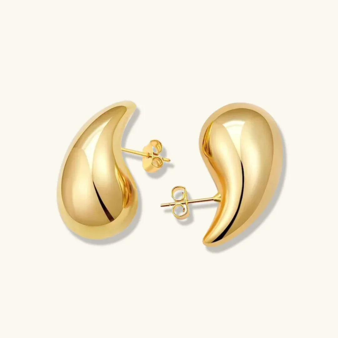 Gouden Sandra Teardrop-oorbellen