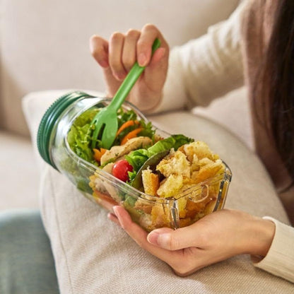Lekkervaste Anti-Soggy Saladecontainer | FreshLayer Pod