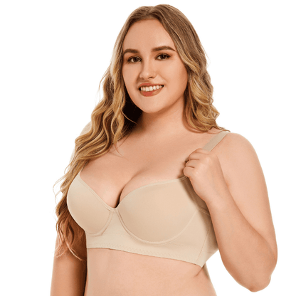 Magic SmoothLift Push-Up BH voor Volle Buste – Directe Gladde Ruglijn & Daglang Draagcomfort