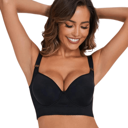 Magic SmoothLift Push-Up BH voor Volle Buste – Directe Gladde Ruglijn & Daglang Draagcomfort