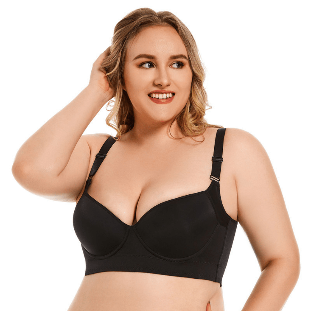 Magic SmoothLift Push-Up BH voor Volle Buste – Directe Gladde Ruglijn & Daglang Draagcomfort