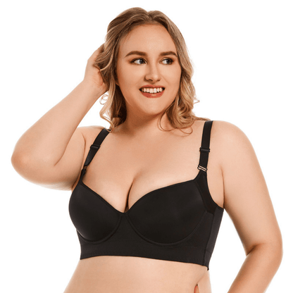 Magic SmoothLift Push-Up BH voor Volle Buste – Directe Gladde Ruglijn & Daglang Draagcomfort