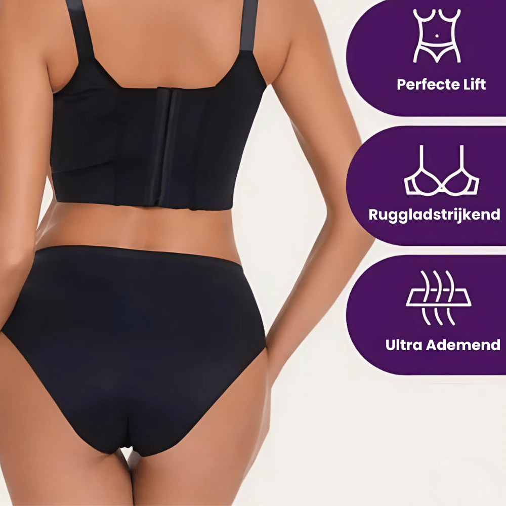 Magic SmoothLift Push-Up BH voor Volle Buste – Directe Gladde Ruglijn & Daglang Draagcomfort