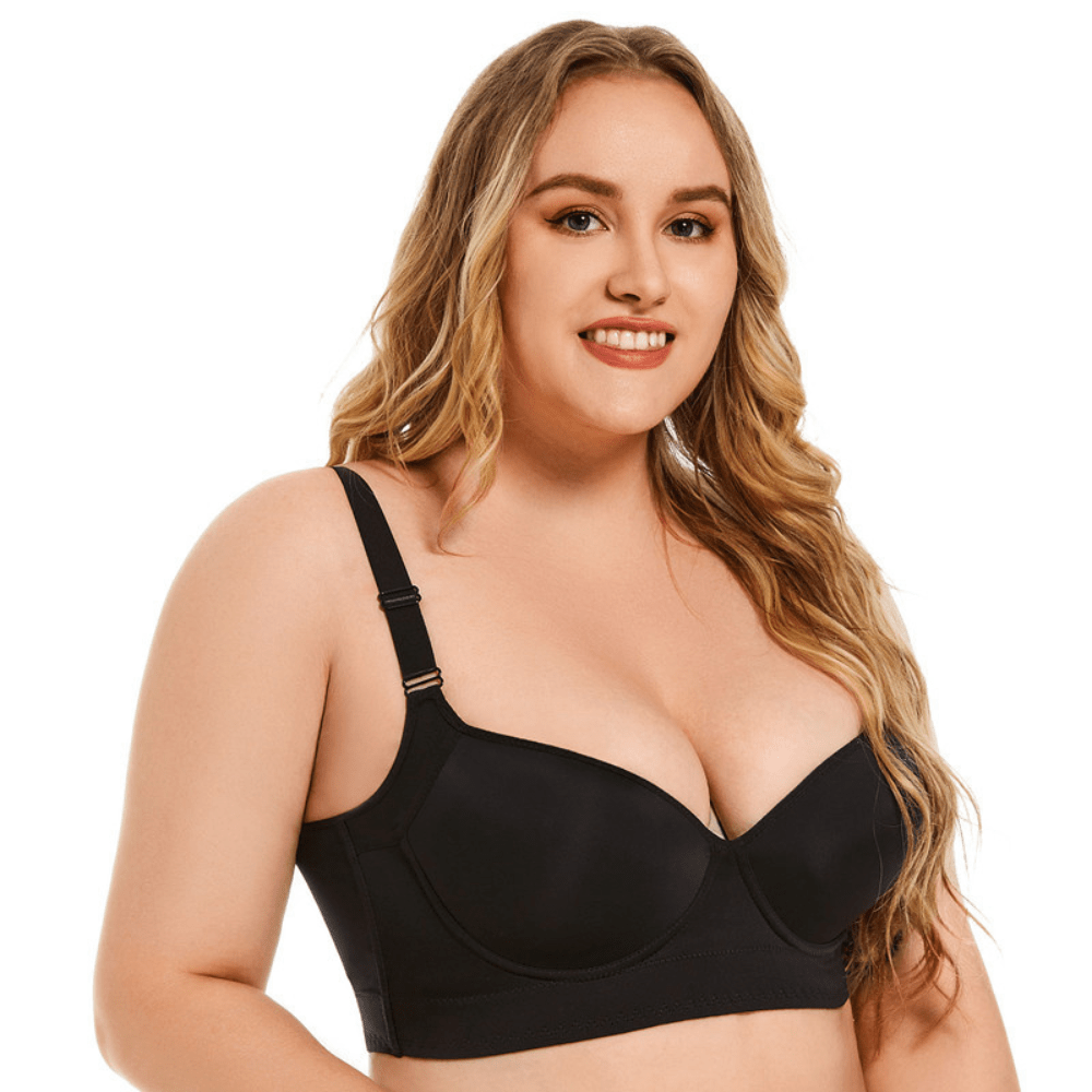 Magic SmoothLift Push-Up BH voor Volle Buste – Directe Gladde Ruglijn & Daglang Draagcomfort
