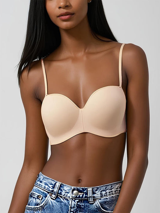 MagicBra Naadloze Push-up Beha – Demi Cups, Verstelbare Bandjes & Maximale Steun