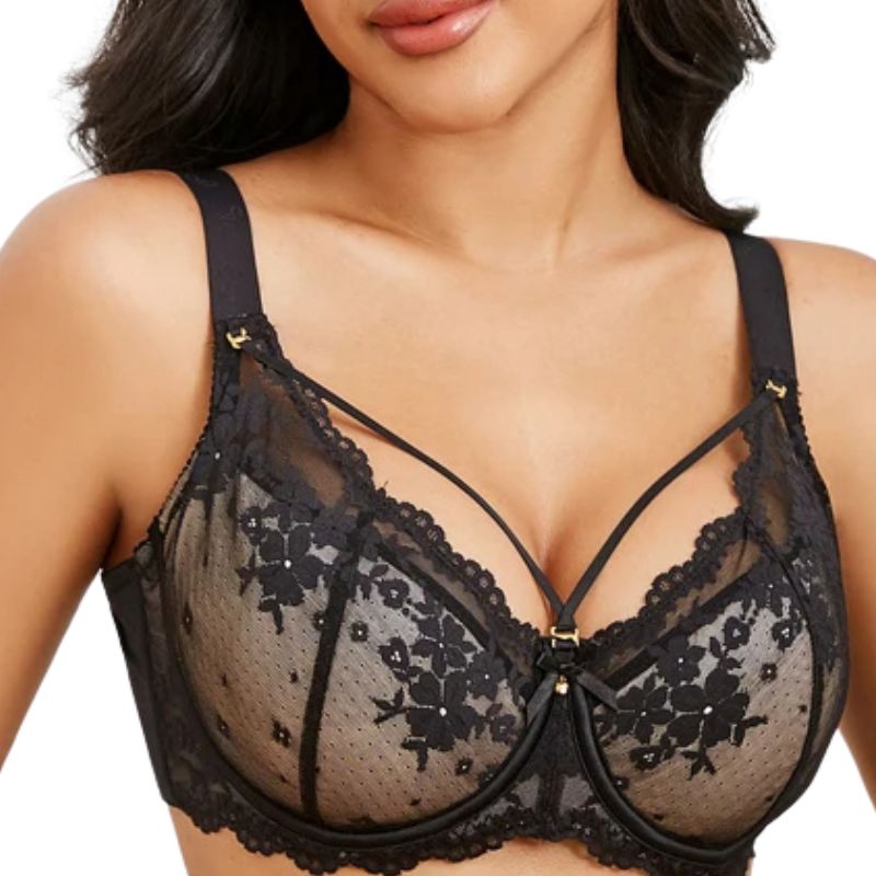 Fallsweet Push-up Beha met Kant & Beugel – Sexy & Comfortabel – Grote Maten Lingerie