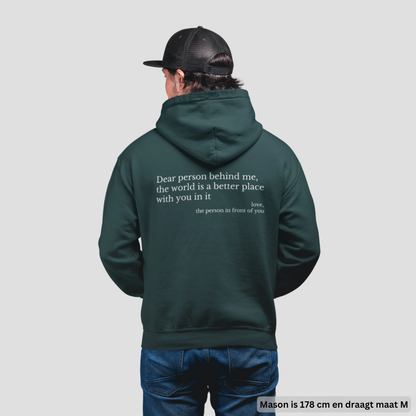 De Originele ‘Dear Person Behind Me’ Hoodie.