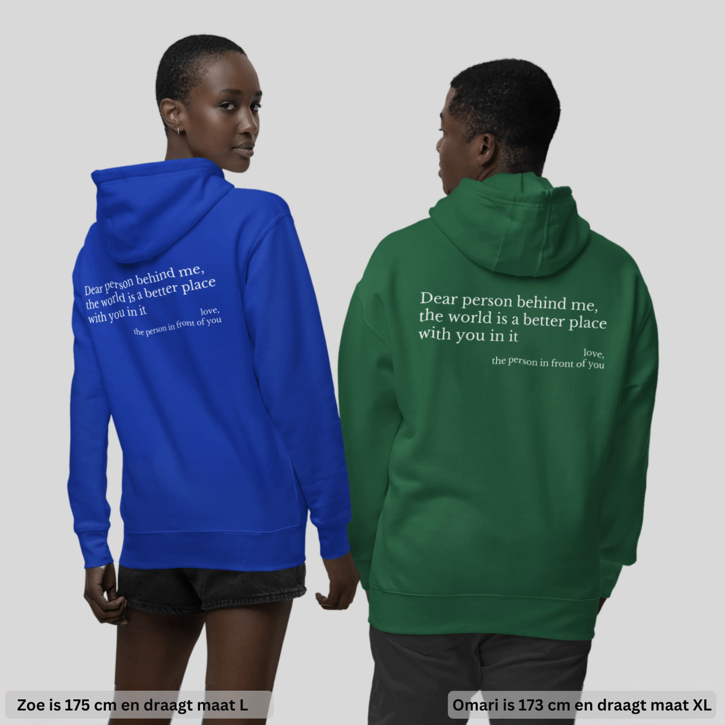 De Originele ‘Dear Person Behind Me’ Hoodie.