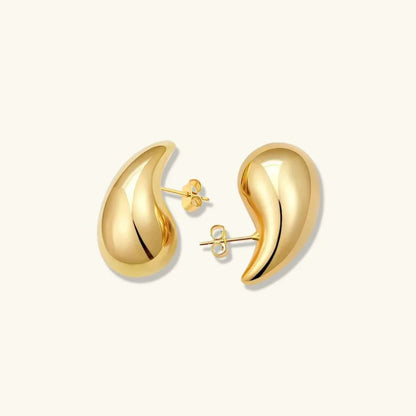 Gouden Sandra Teardrop-oorbellen