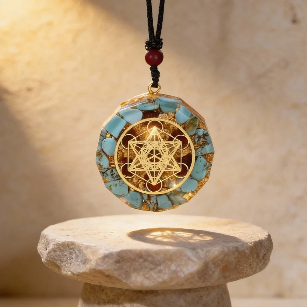 Orgoniet-hanger „Metatron-kubus“