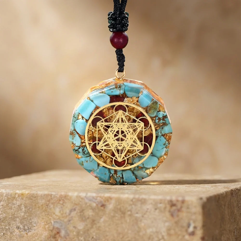 Orgoniet-hanger „Metatron-kubus“