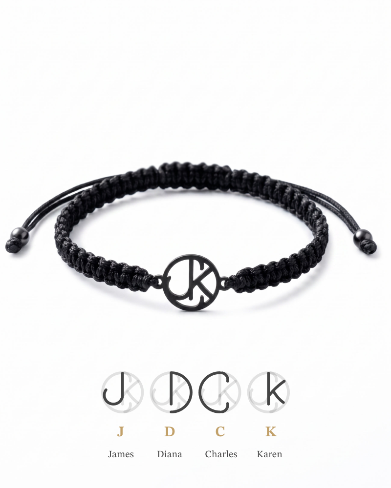 For Hem | Familie initalen armband