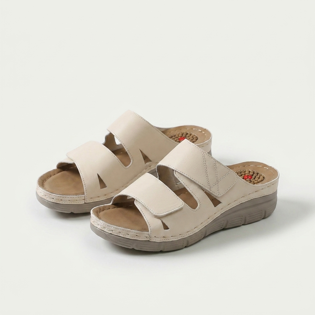 Dalia – Comfortabele sandaal met massagevoetbed