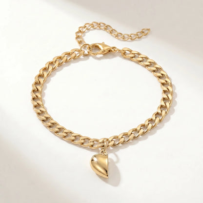 Set bijpassende armbanden met magnetisch hart