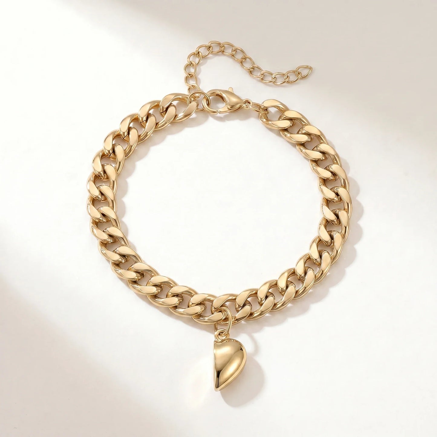 Set bijpassende armbanden met magnetisch hart
