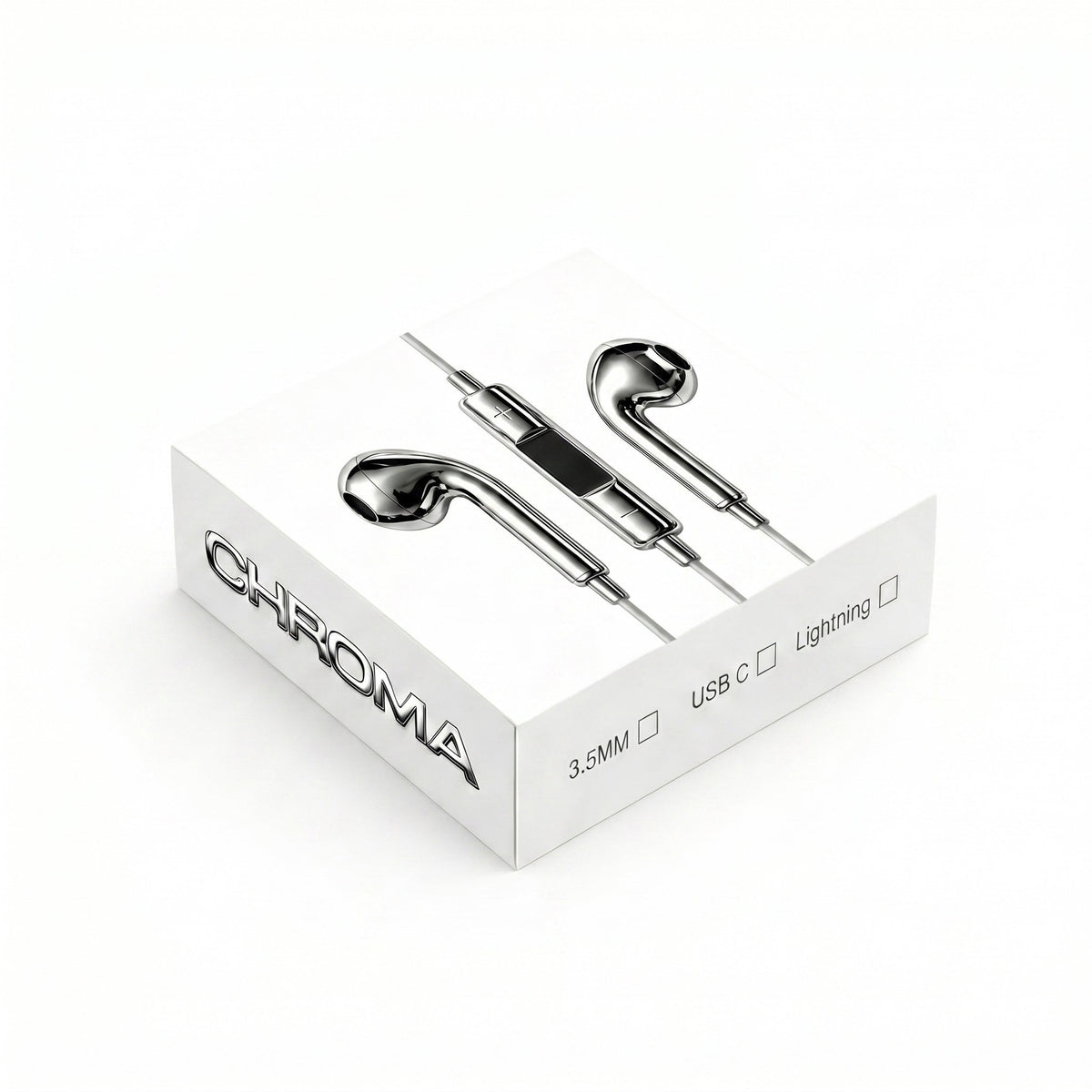 Chromique | Mirror-chrome oordopjes
