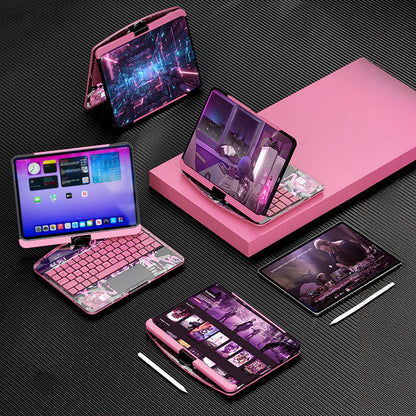 Transparante 360° iPad Toetsenbord Beschermhoes