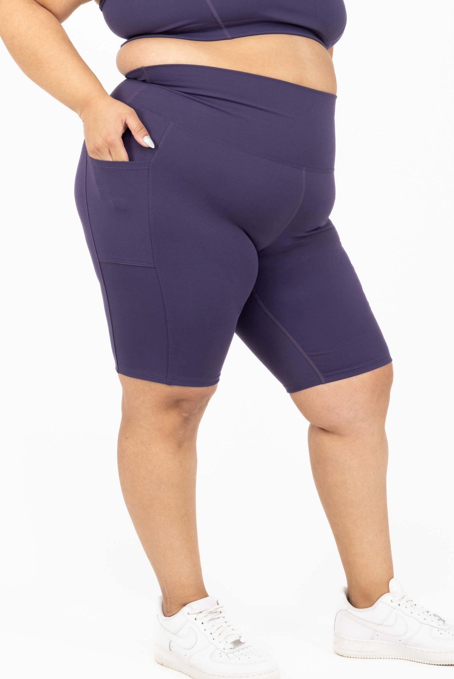 SuperHold-short 11 inch - Dieppaars